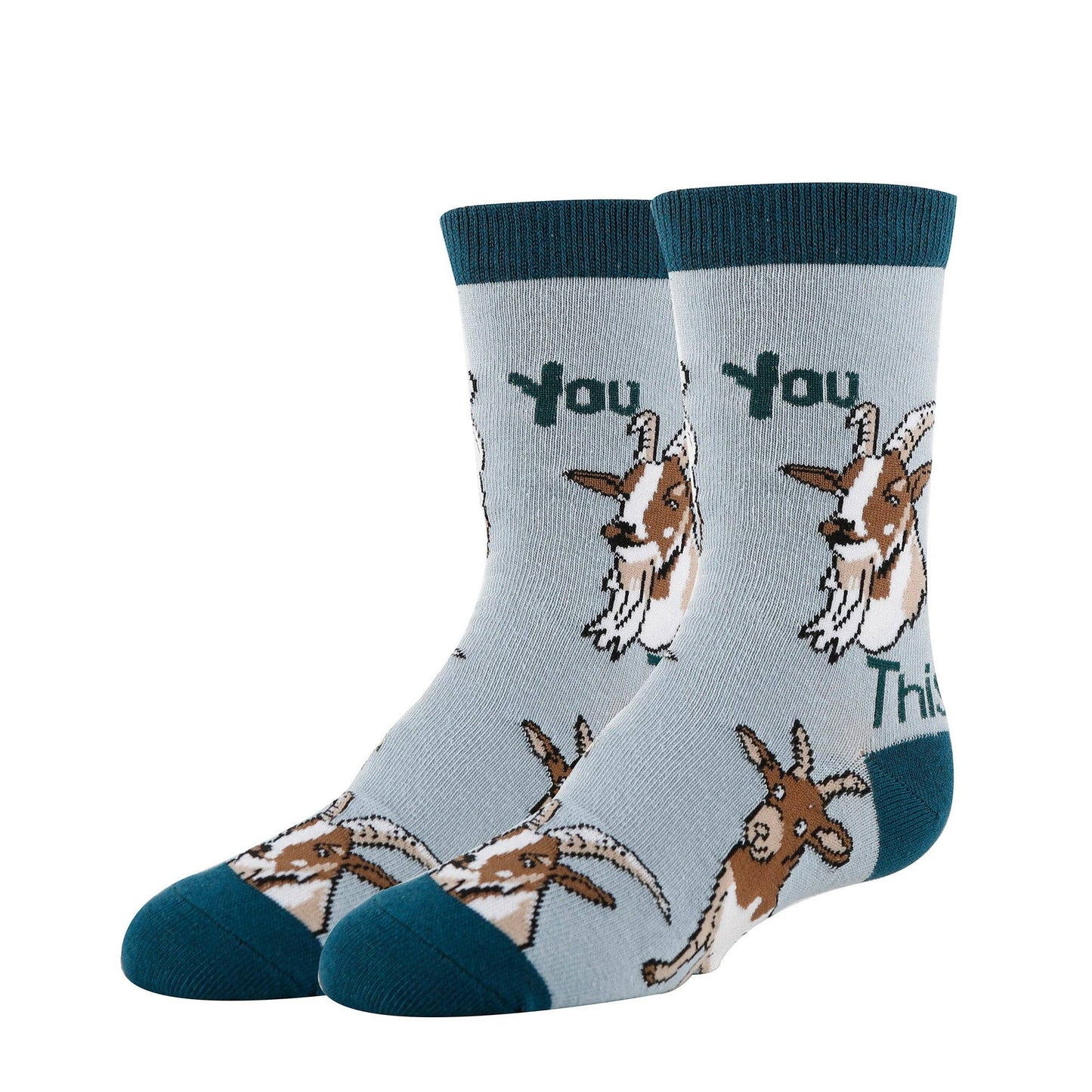 You Goat This | Kids' Funny Cotton Crew Socks