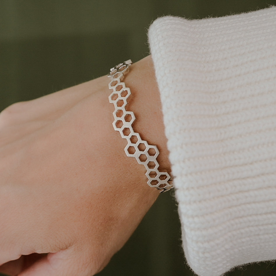 Bracelet- Honey Comb by Amelia Ray - 1