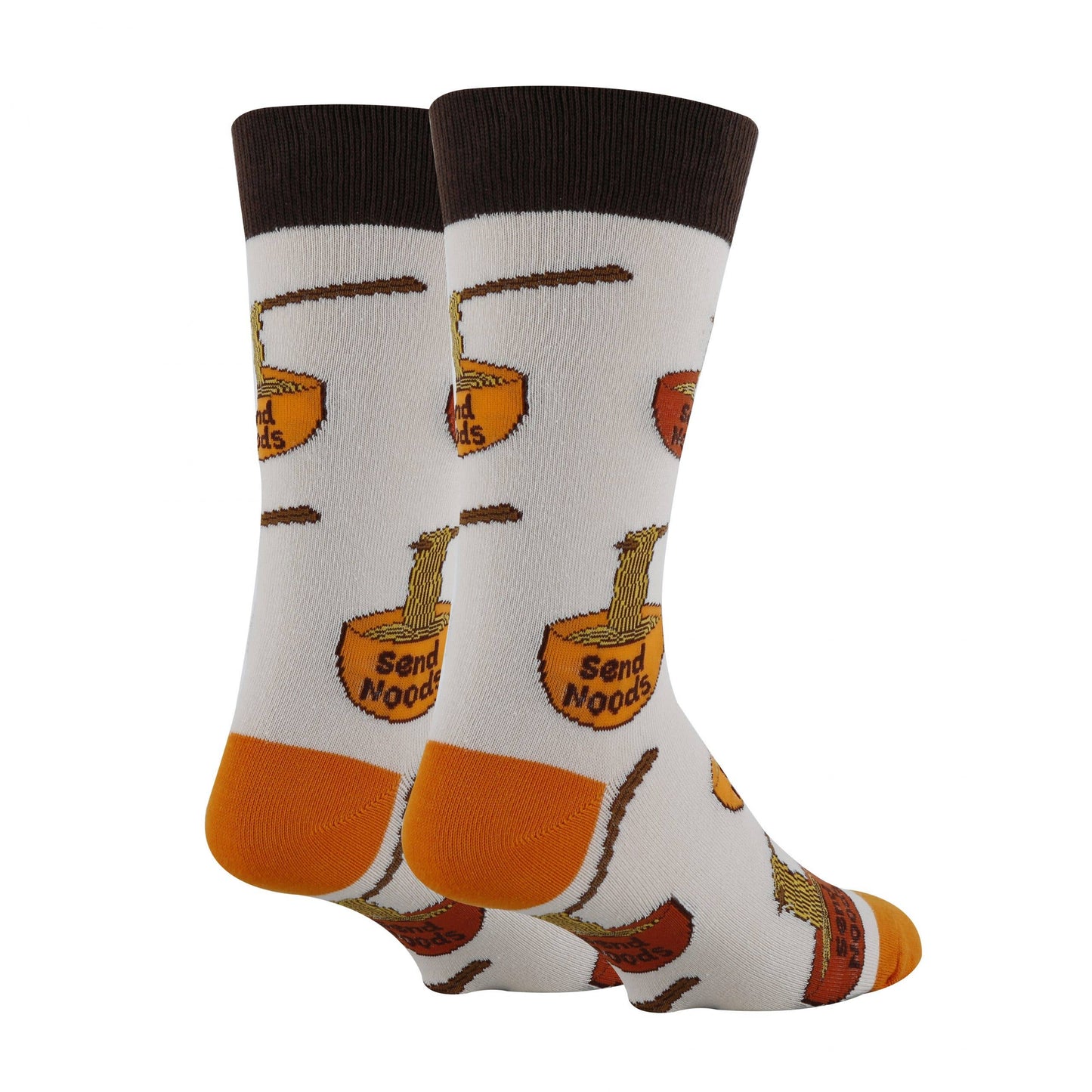 Send Noods | Men's Cotton Crew Funny Socks