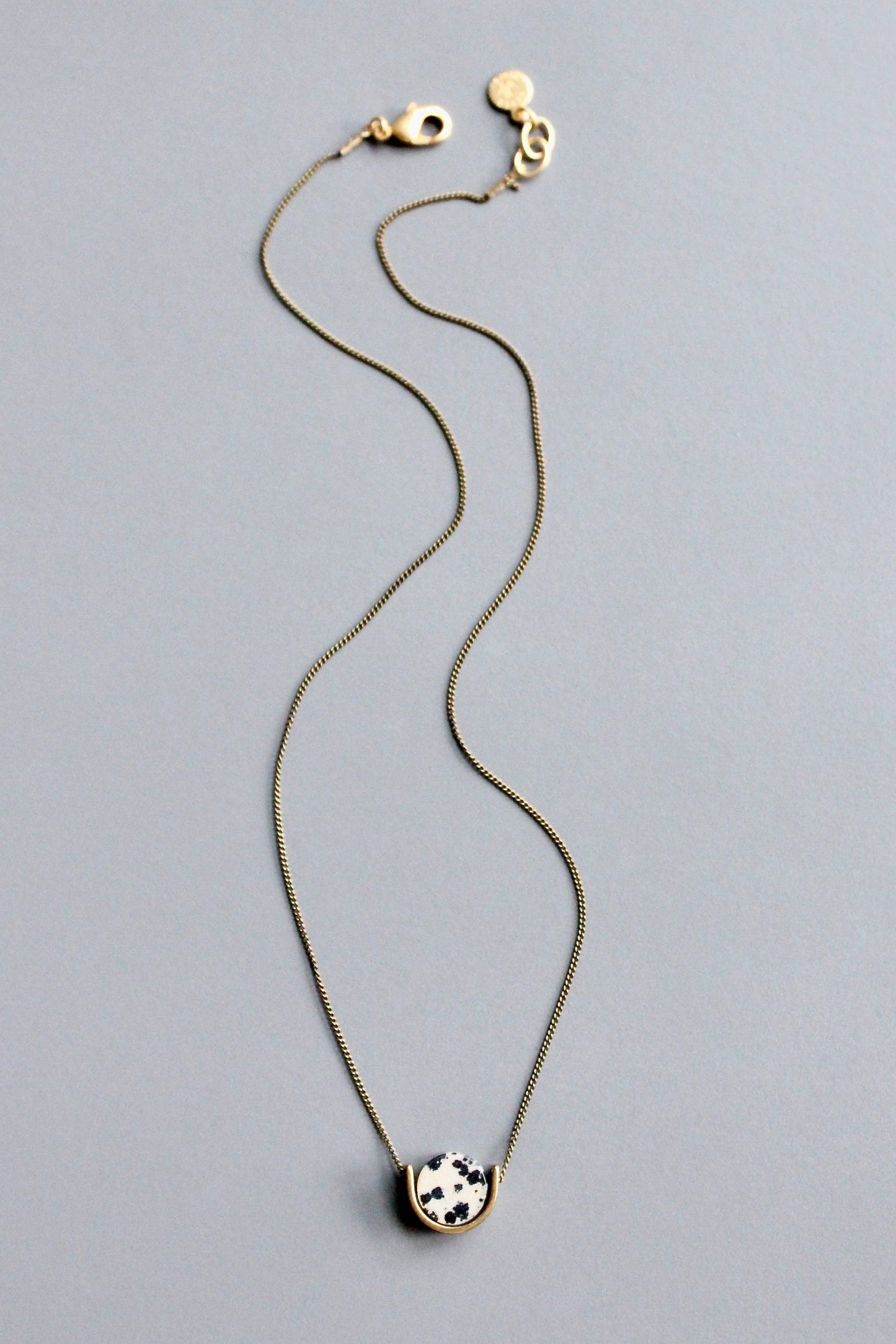 Necklace- Mini dalmatian pendant