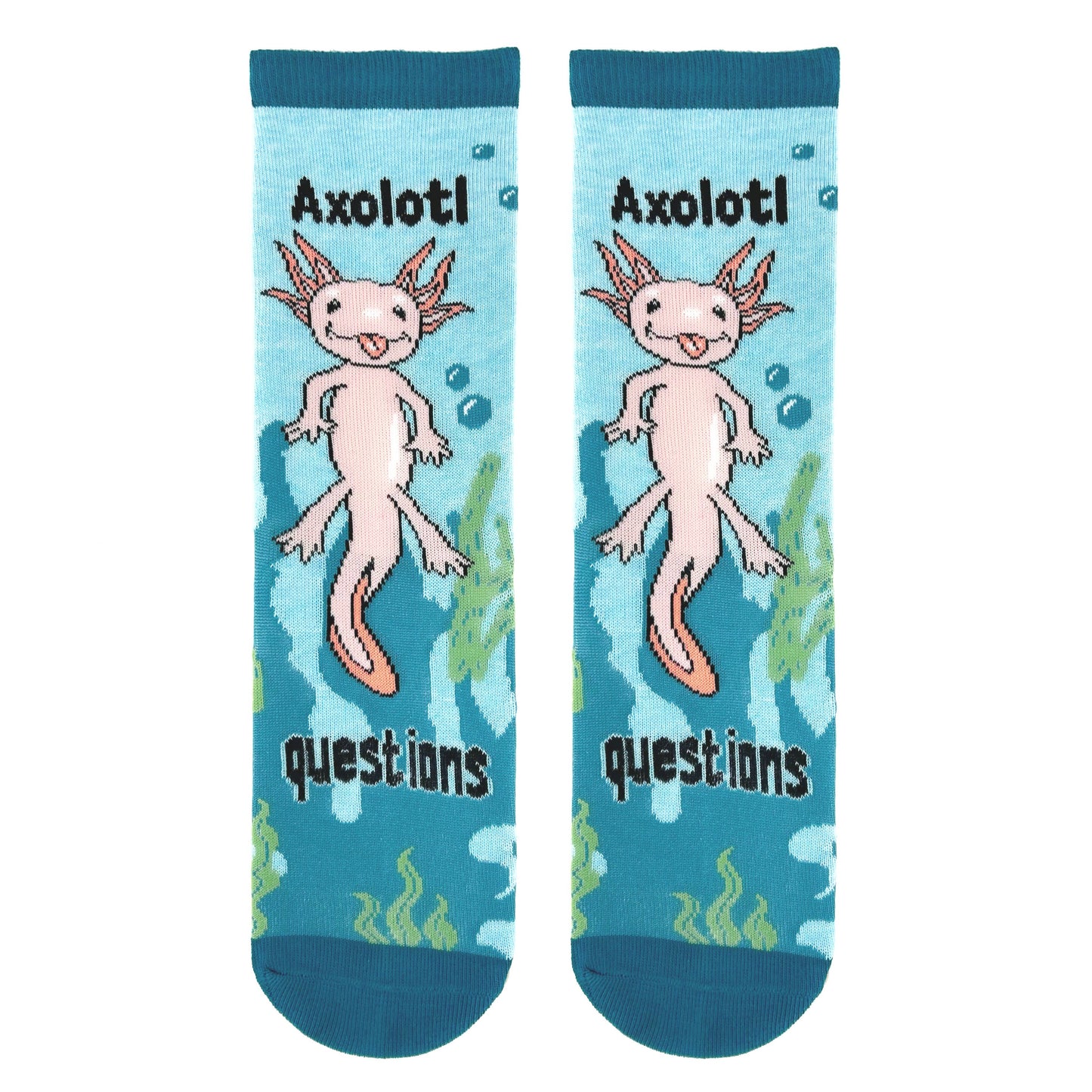 Axoloti Spirit | Kids' Funny Saying Cotton Crew Socks