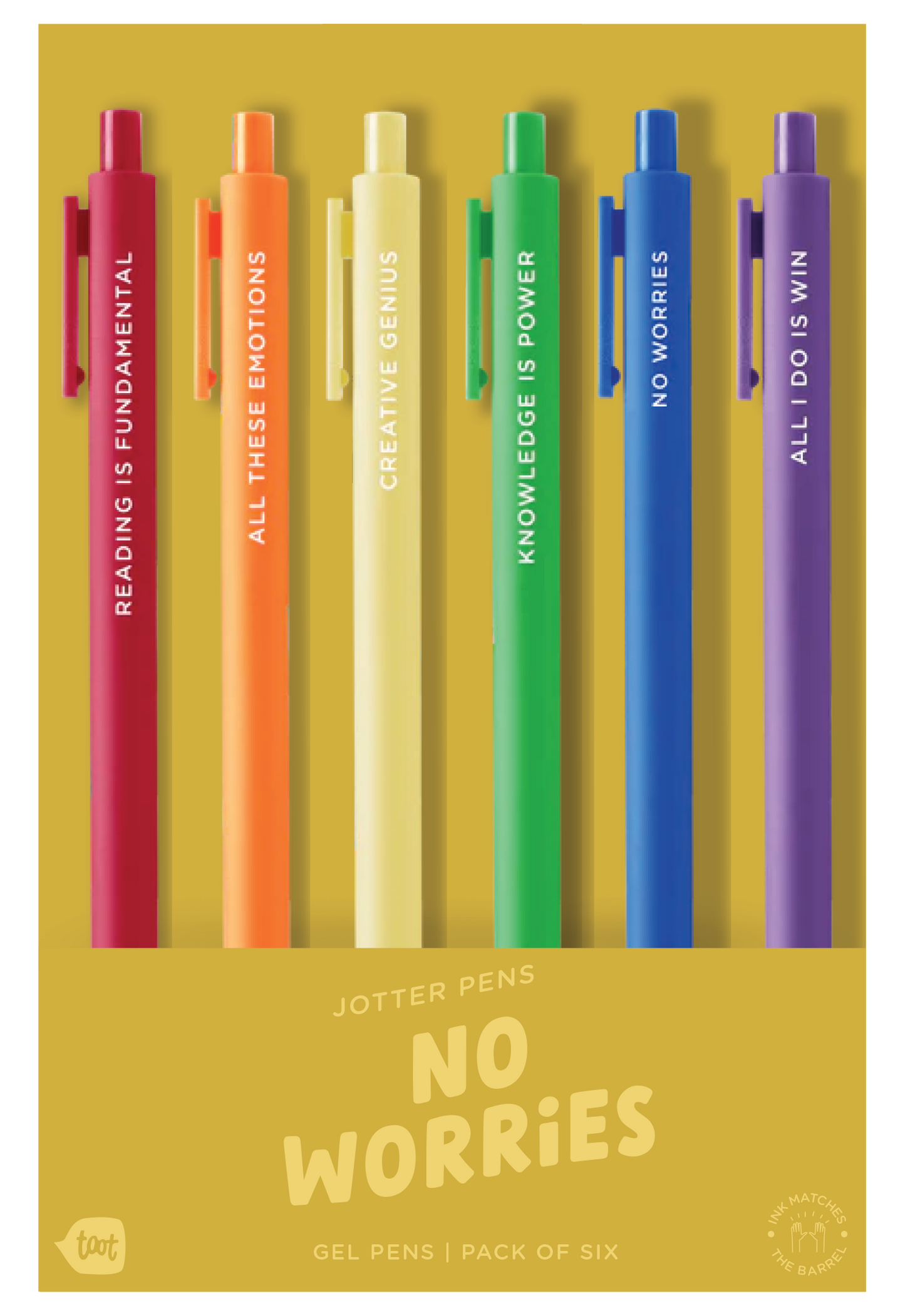 Pen Jotter Set - 6 pack