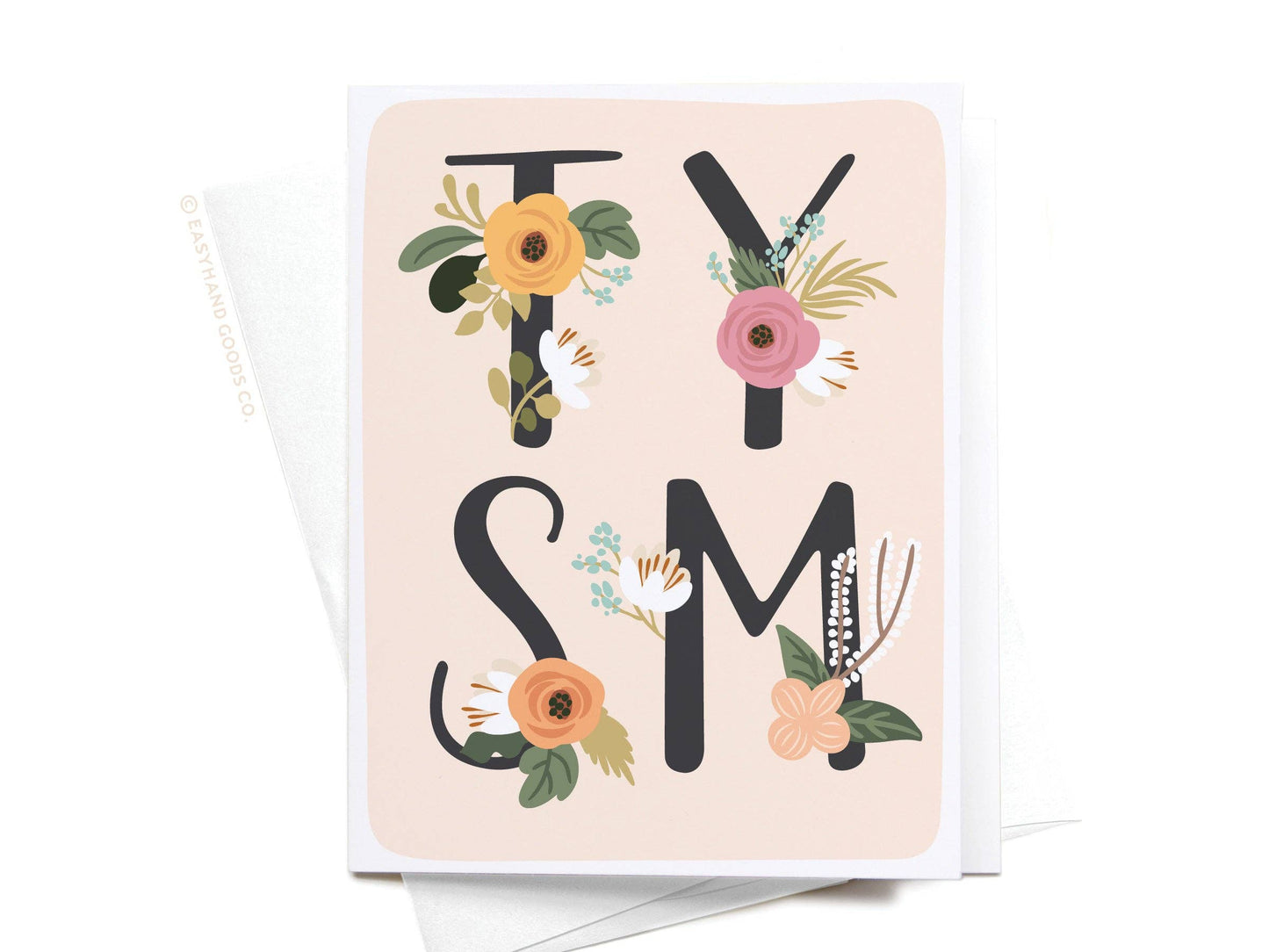 TYSM Floral Greeting Card