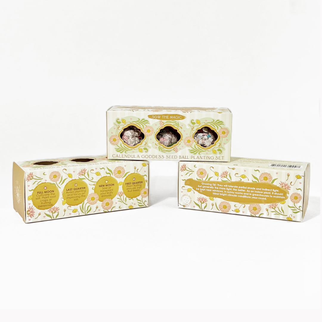 Seed Ball- Calendula Goddess Mini Gift Box