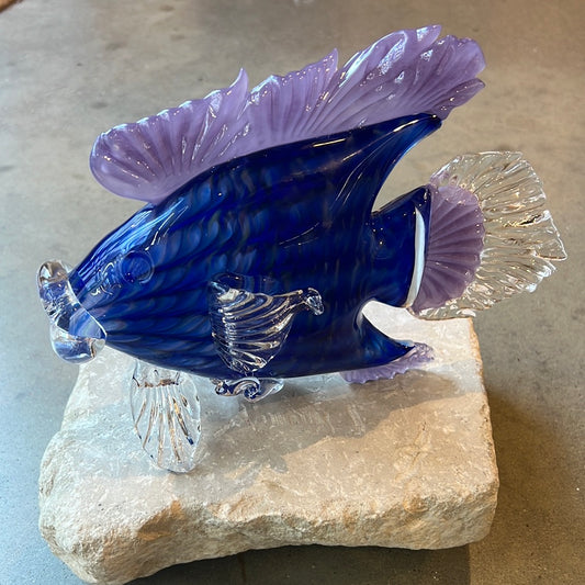 Sculpture: Angel-grouper-flounder Fish