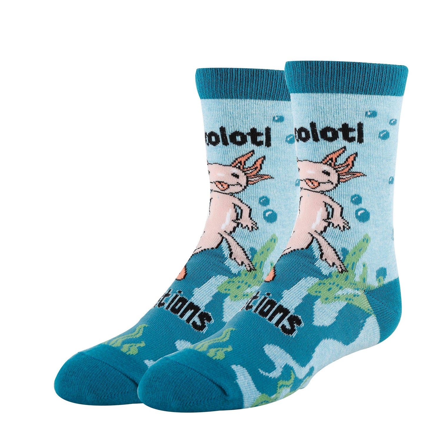 Axoloti Spirit | Kids' Funny Saying Cotton Crew Socks