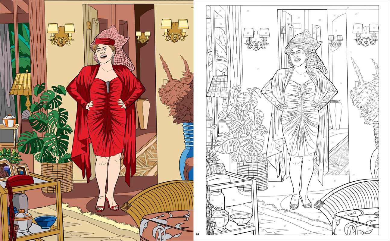 Golden Girls Color-by-Number by Editors of Thunder Bay Press