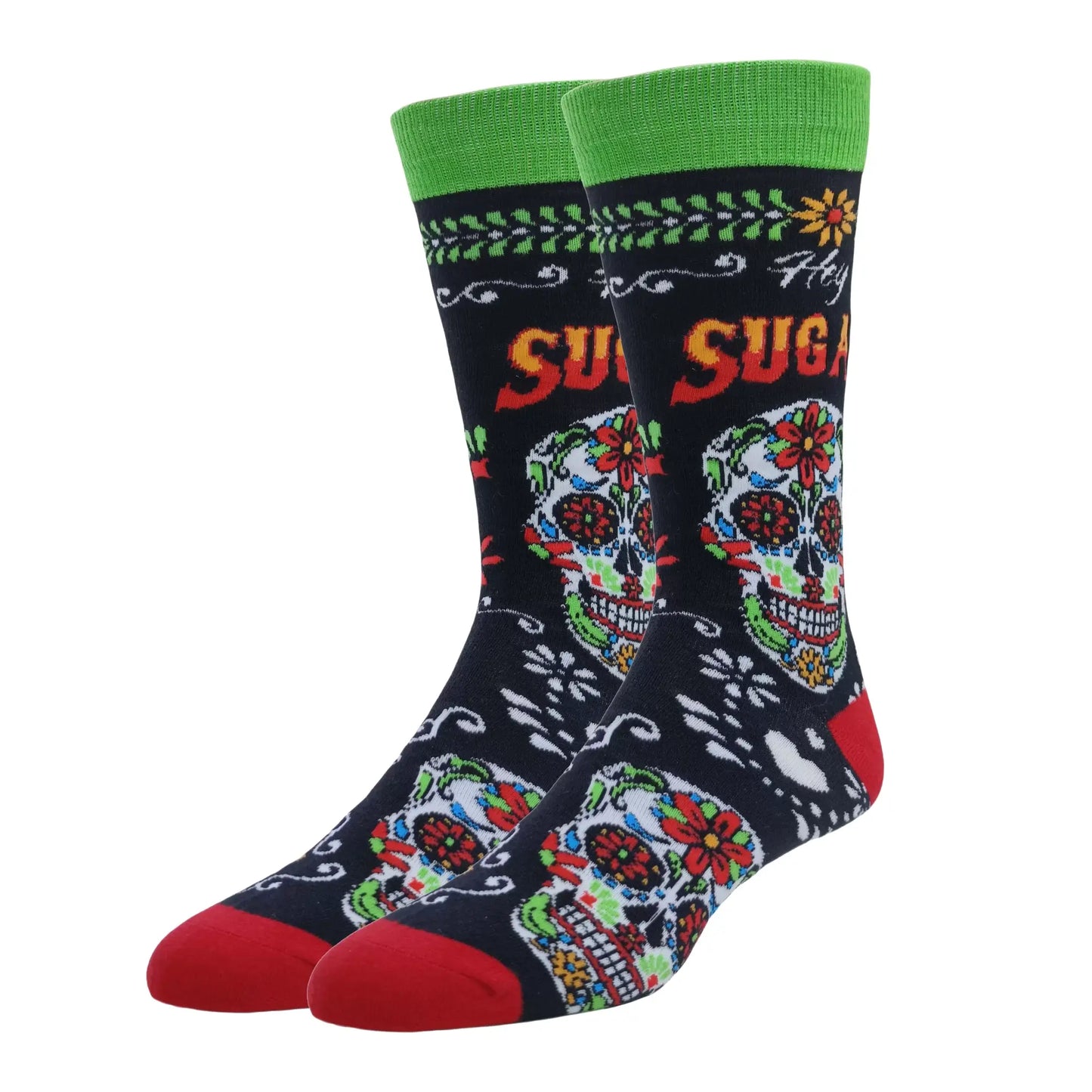 Hey Sugar | Men's Novelty Cotton Crew Socks