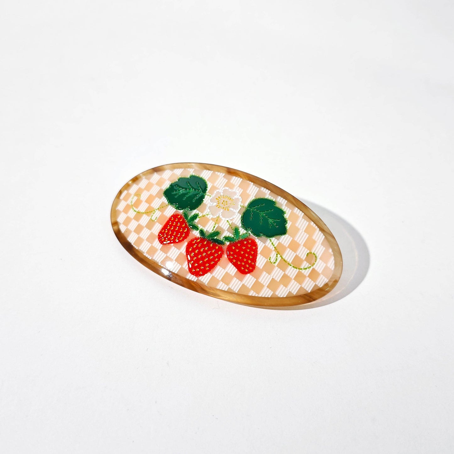 Strawberry Fields Ponytail Barrette