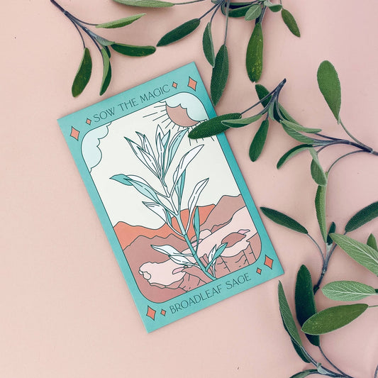 Seed Packet- Broadleaf Sage Tarot Garden + Gift