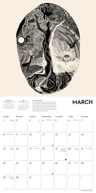 Ashmolean Museum: Gertrude Hermes Wall Calendar 2026 (Art Calendar) by