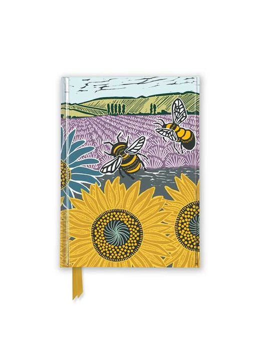 Kate Heiss: Sunflower Fields (Foiled Pocket Journal) by