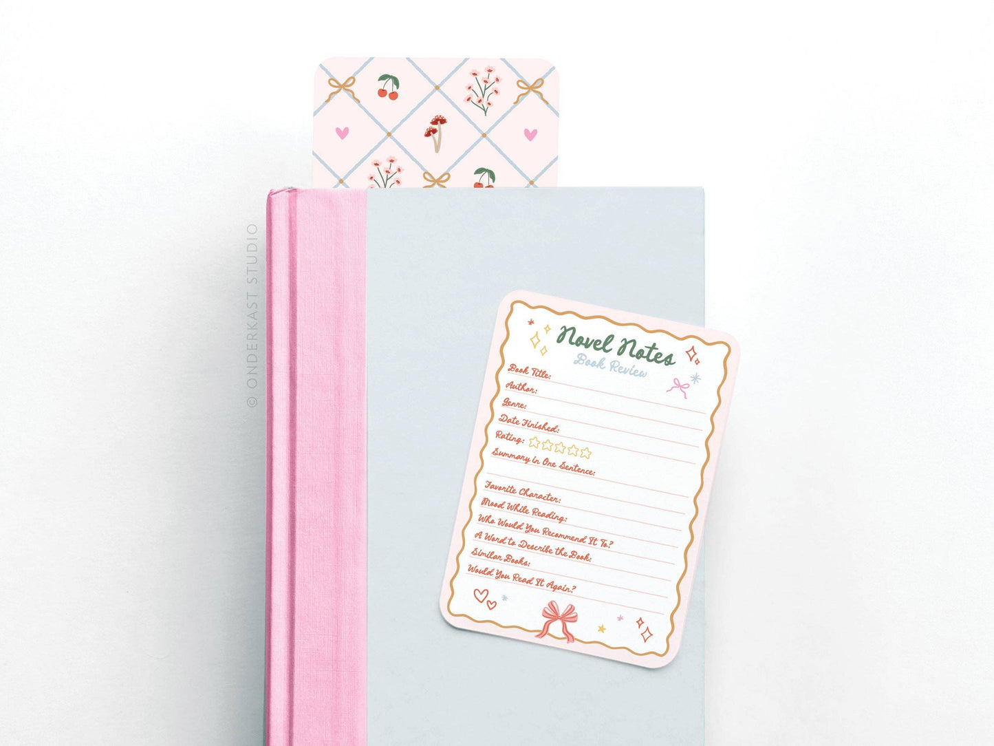 Coquette Novel Notes Book Review Card Set