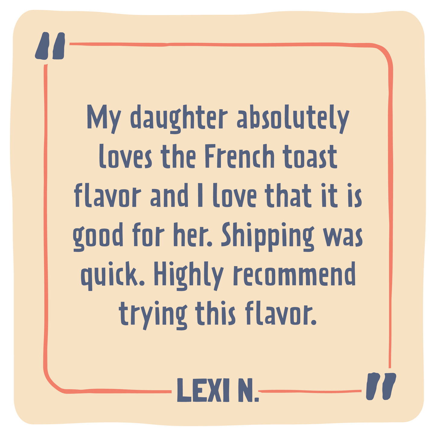 French Toast Kids Snack Bar - Skout Organic