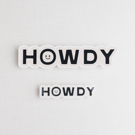 Happy Little Howdy Sticker