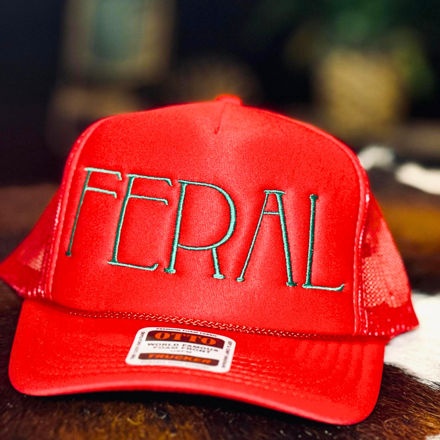 Feral Foam Trucker Hat –Embroidered
