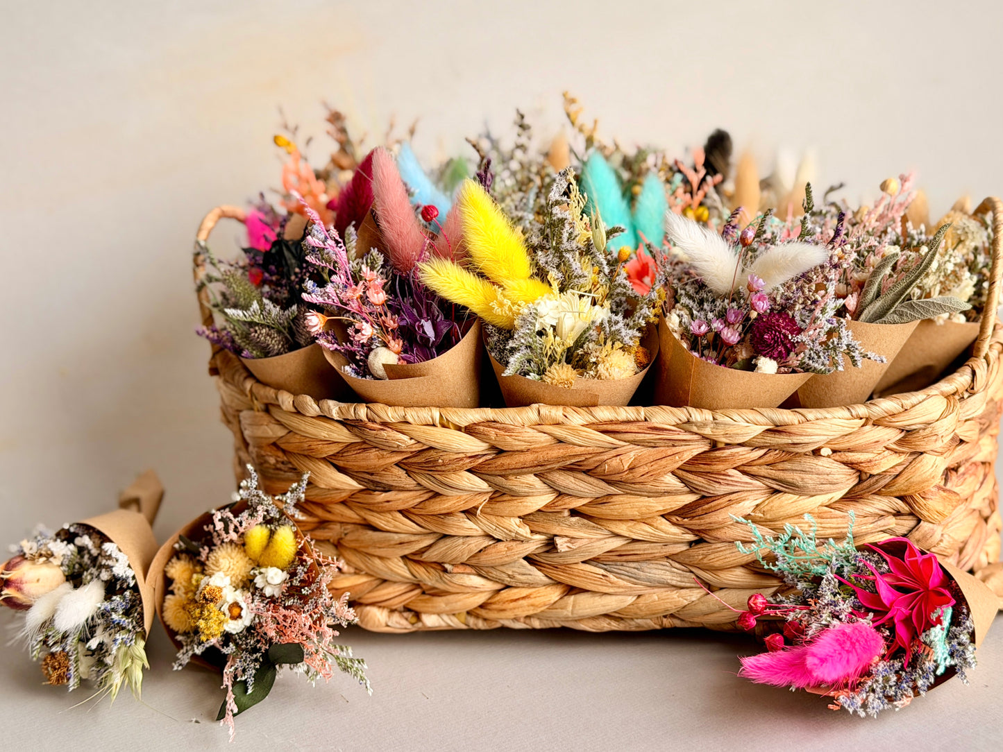 Dollhouse Bouquets - dried flower bouquets