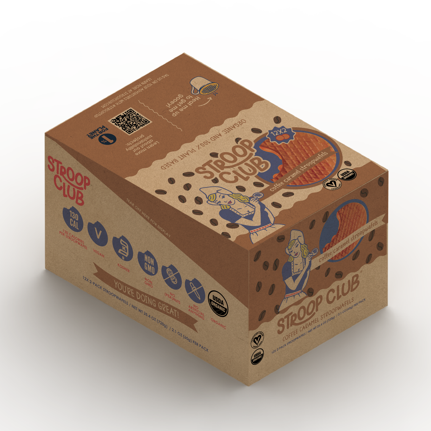 Coffee Caramel Stroopwafel 2-packs