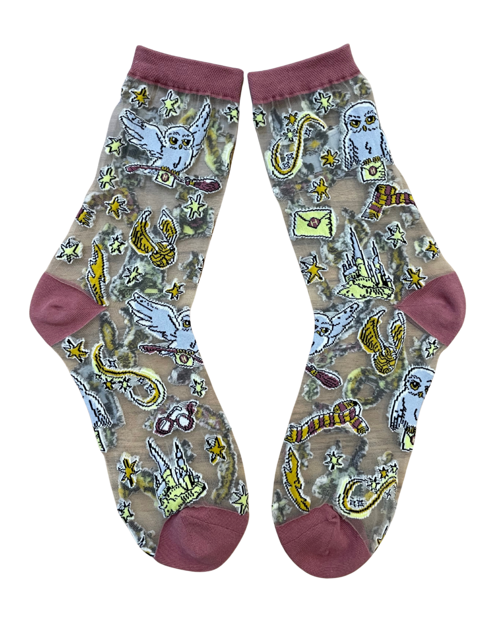 Harry Potter Back to Hogwarts Sheer Crew Sock