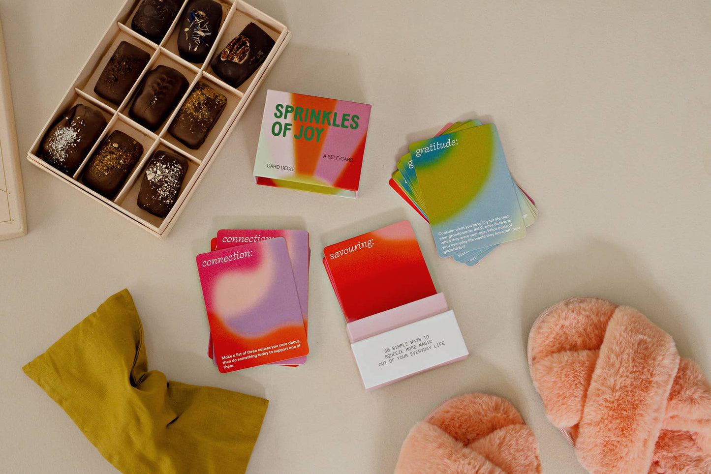 Sprinkles of Joy: 50 Card Deck -Travel Size Mothers Day Gift