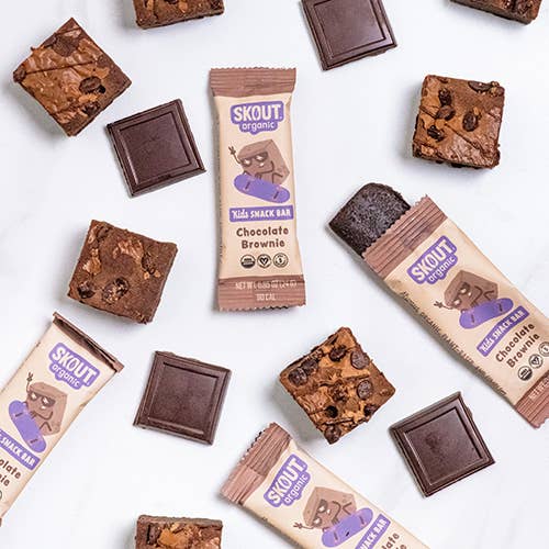 Chocolate Brownie Kids Snack Bar - Skout Organic
