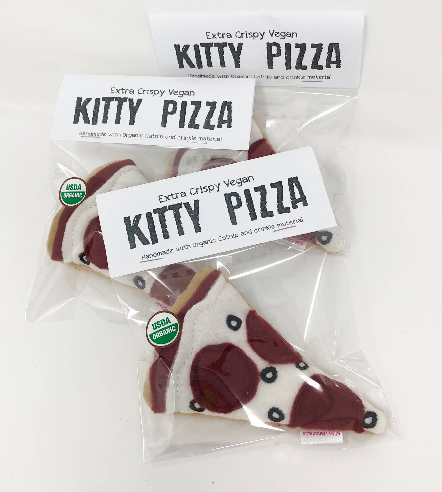 Extra Crispy Catnip Pizza Cat Toy