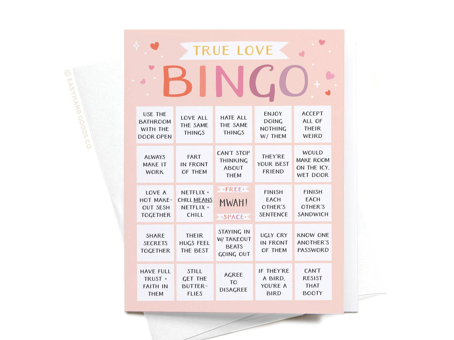 True Love Bingo Greeting Card