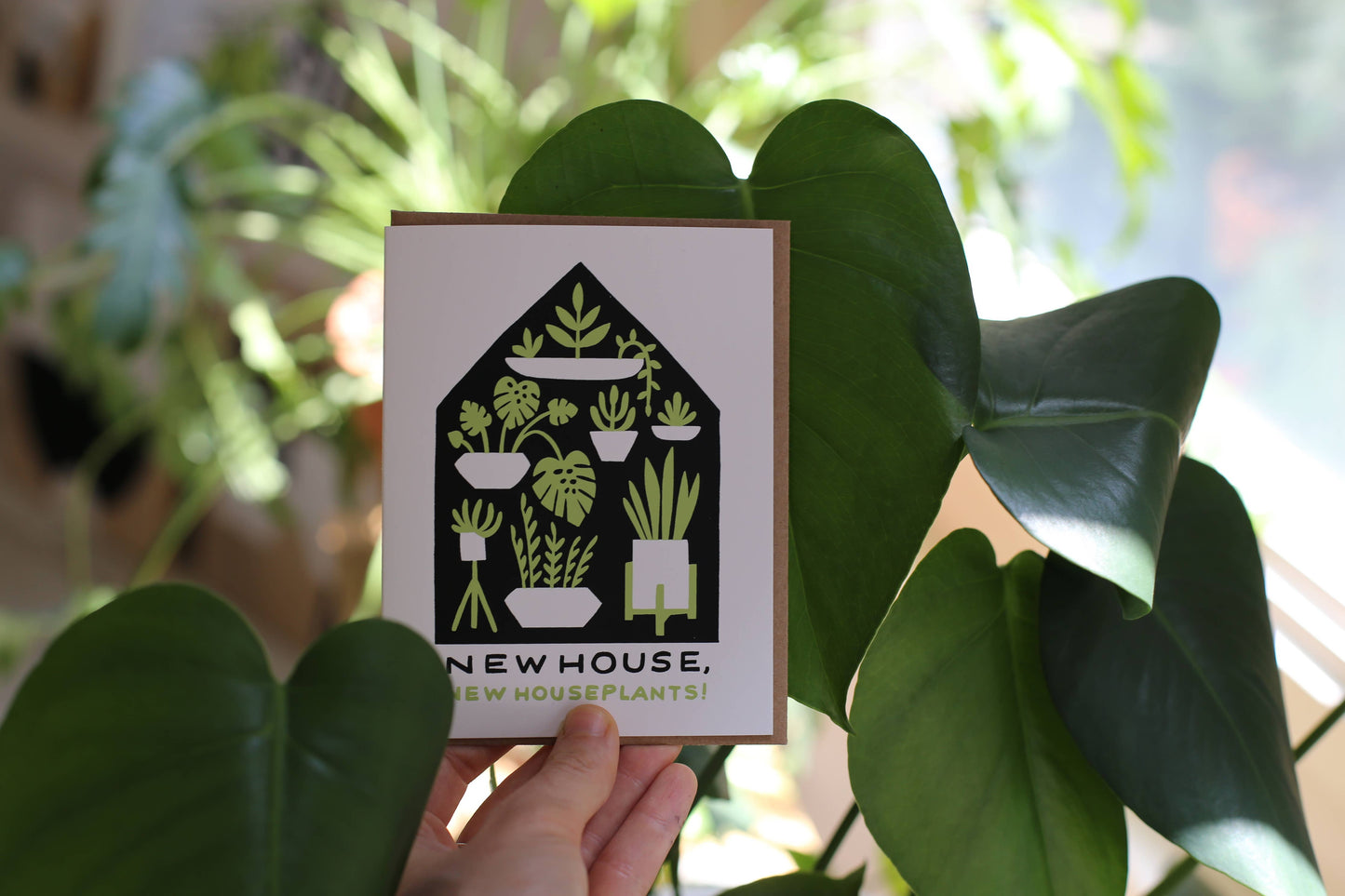 Houseplants Housewarming Card