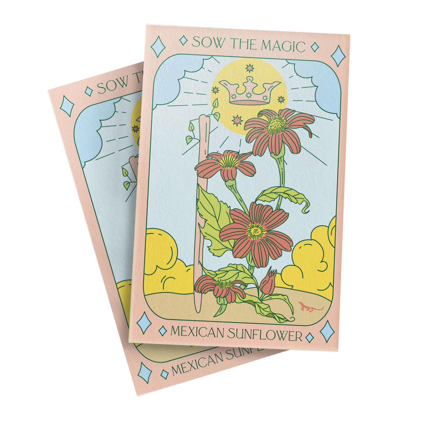 Seed Packet- Mexican Sunflower Tarot Garden + Gift