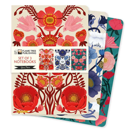 Nina Pace Set of 3 Standard Notebooks by