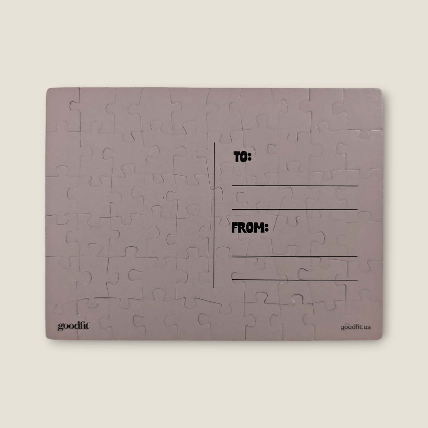 Postcard Puzzle - You Deserve All The Flowers