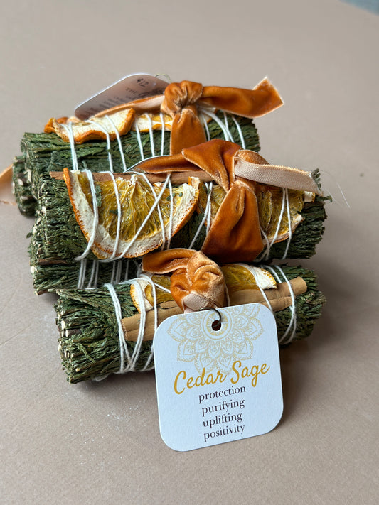 Cedar Sage with Cinnamon & Orange