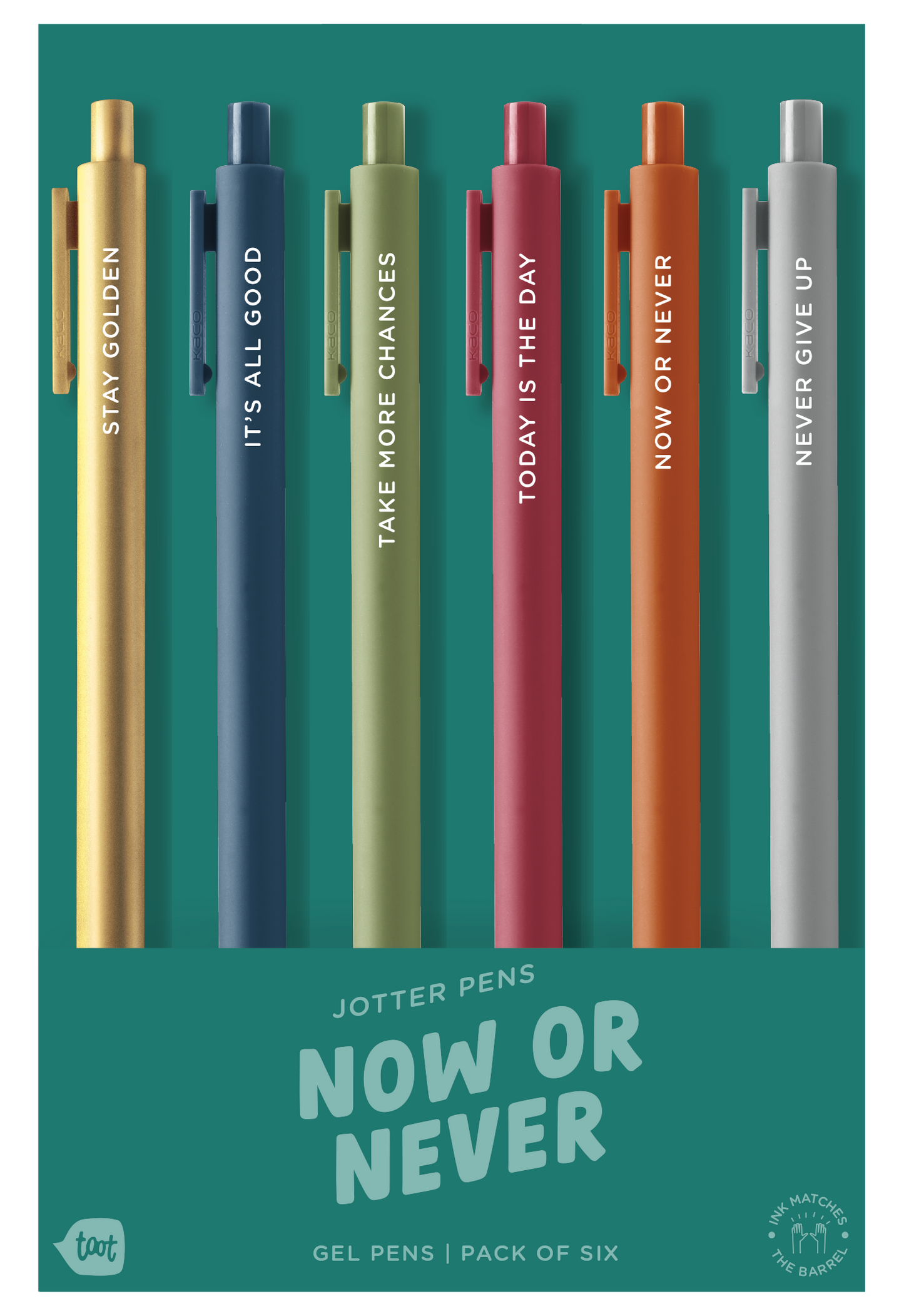 Pen Jotter Set - 6 pack