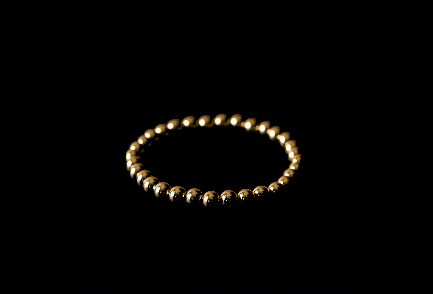 x Fine Jewelry - 14KG Yellow Gold Beads Bracelet