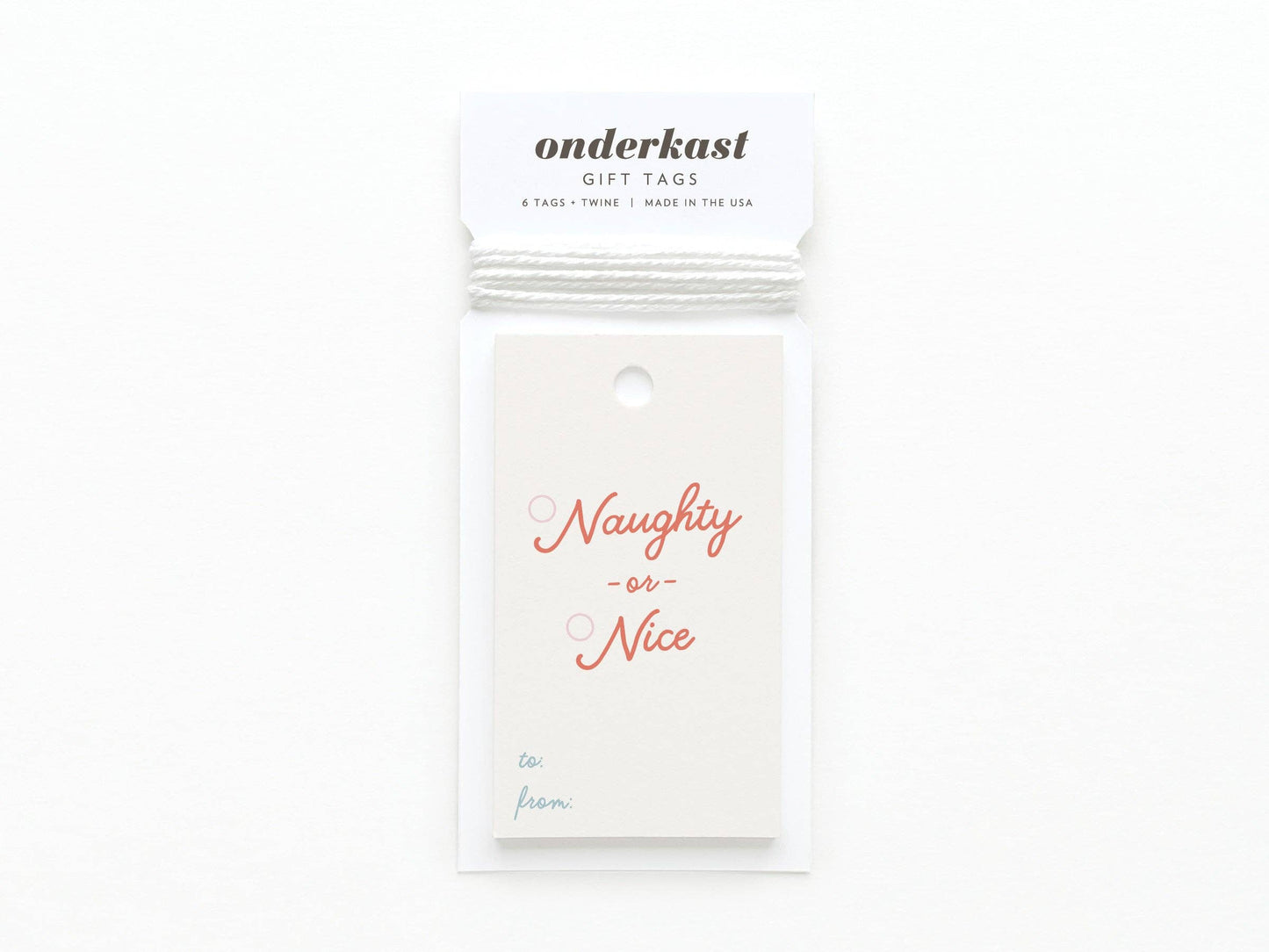 Naughty or Nice Gift Tag