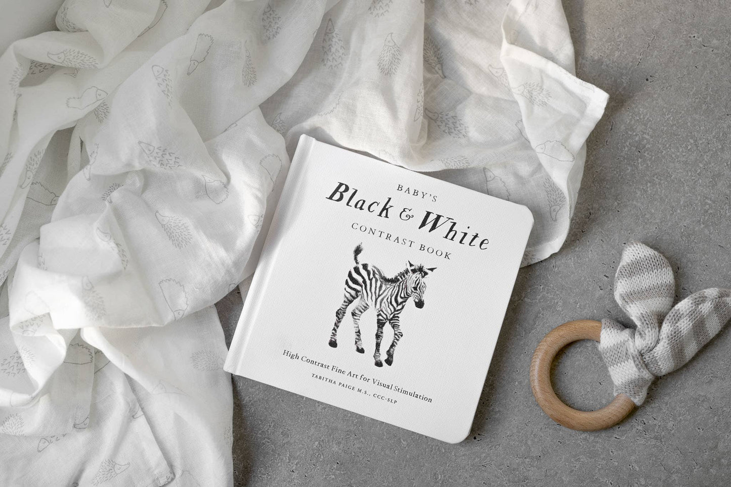 Black and White Contrast Book for Baby (Christmas Baby Gift)