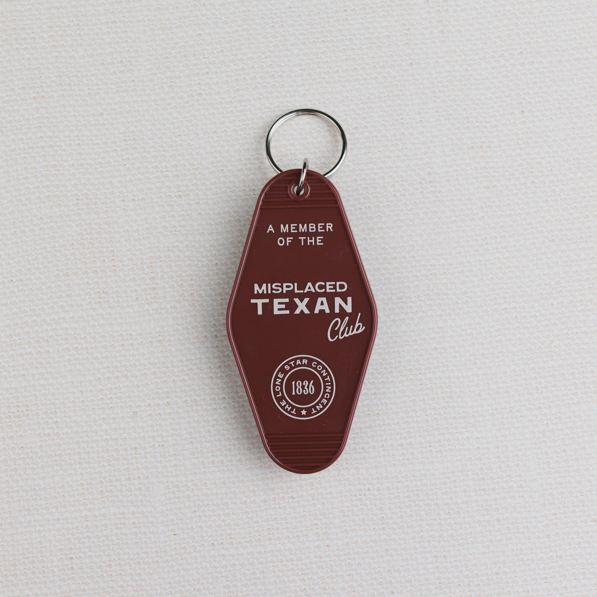The Misplaced Texan Club Keychain