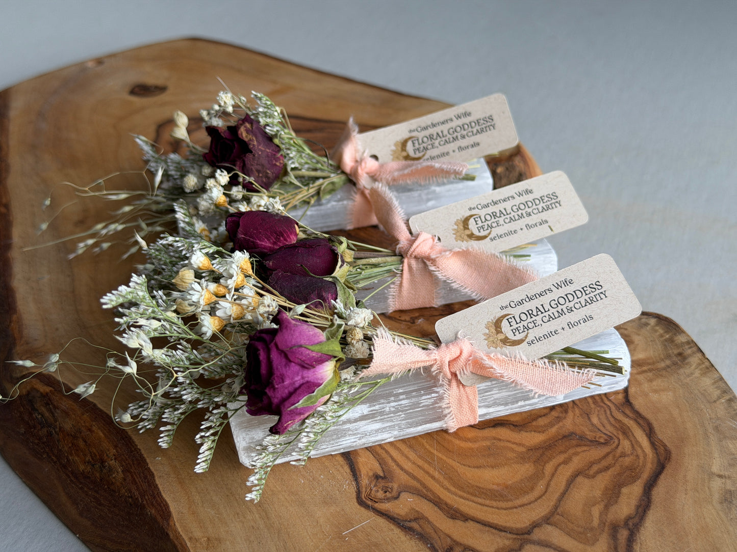 Floral Goddess | Selenite & Flowers