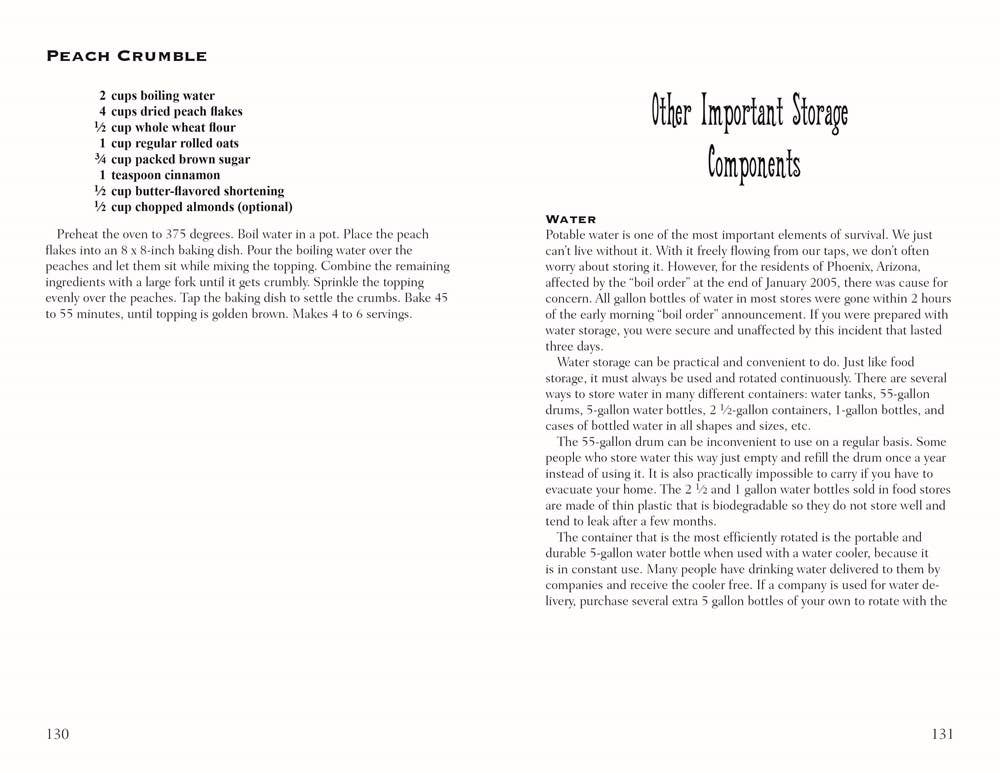 Prepared-Not-Scared Cookbook: What to Store & How to Feed