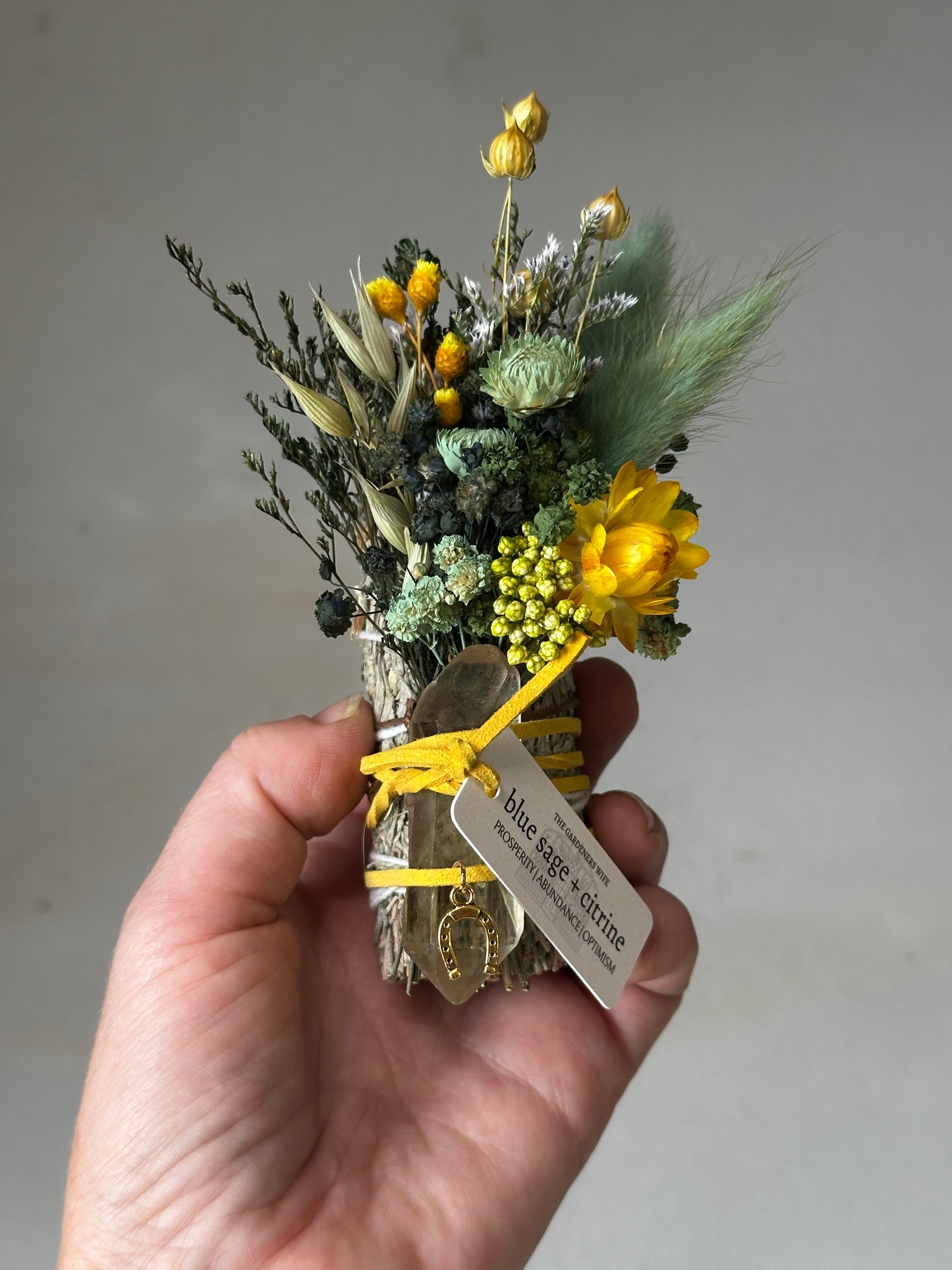 Blue Sage + Citrine