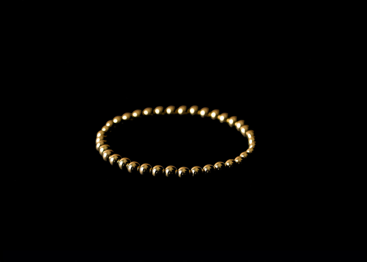 x Fine Jewelry - 14KG Yellow Gold Beads Bracelet