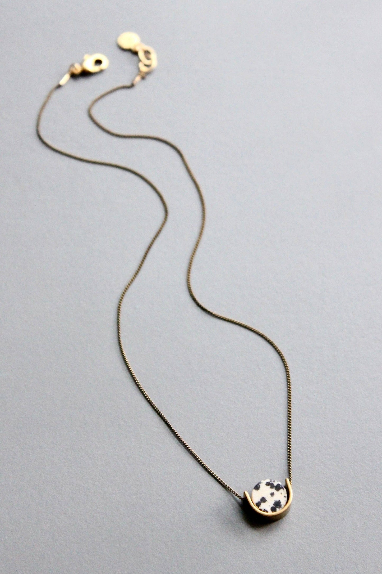 Necklace- Mini dalmatian pendant