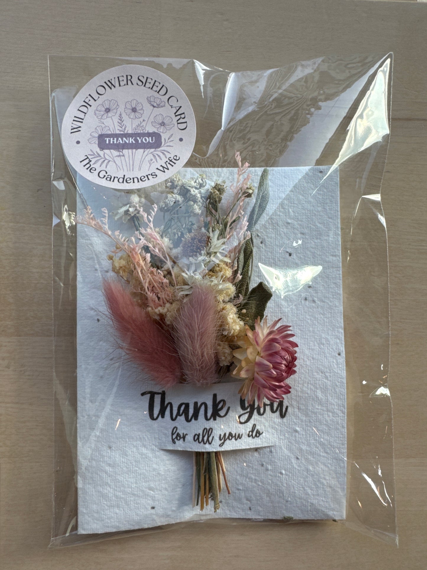 Wildflower Seed Card + Florals