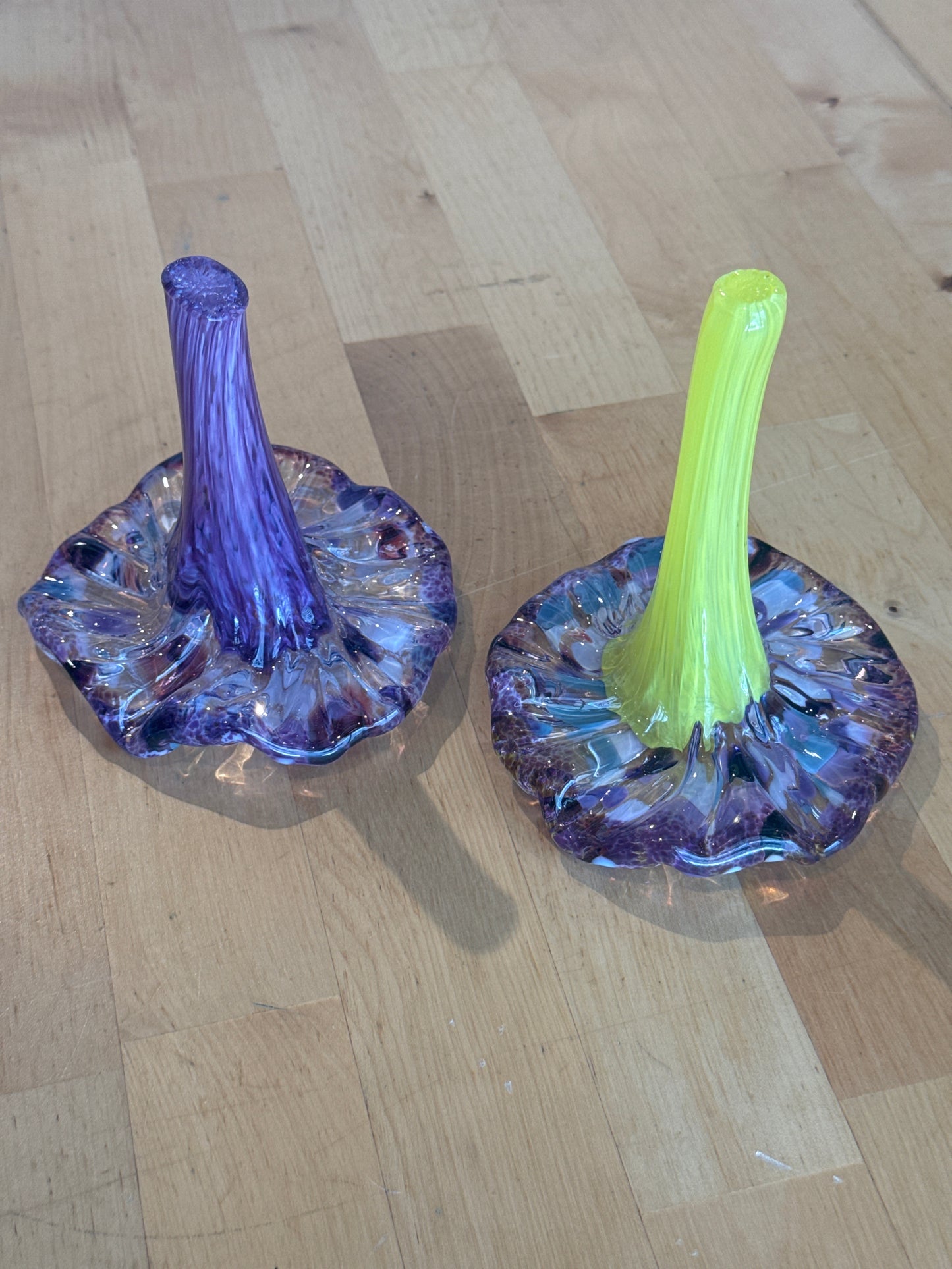 Sculpture, glass- FLOWER