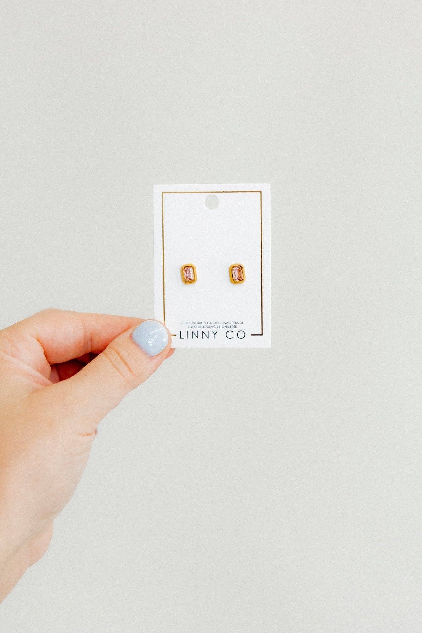 Screwback Stud Earrings - Whitney Orange Sherbet