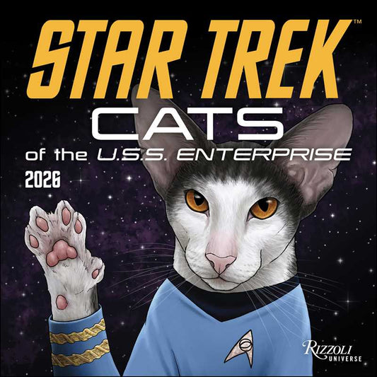 Star Trek: Cats 2026 Wall Calendar by CBS