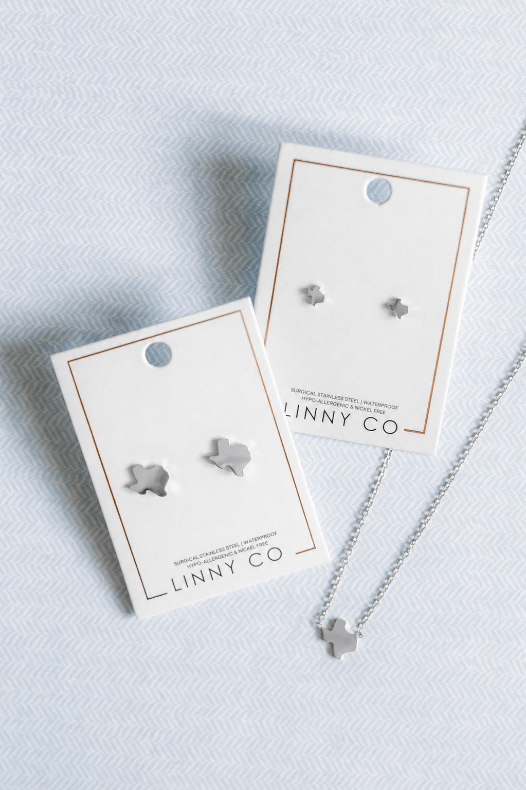 Screwback Stud Earrings - Petite Texas Silver