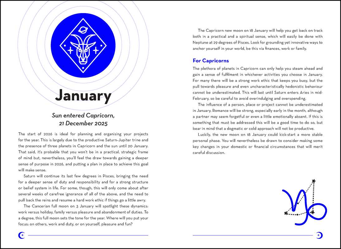 2026 Astrology Planner Calendar Northern Hemisphere by Patsy  Bennett