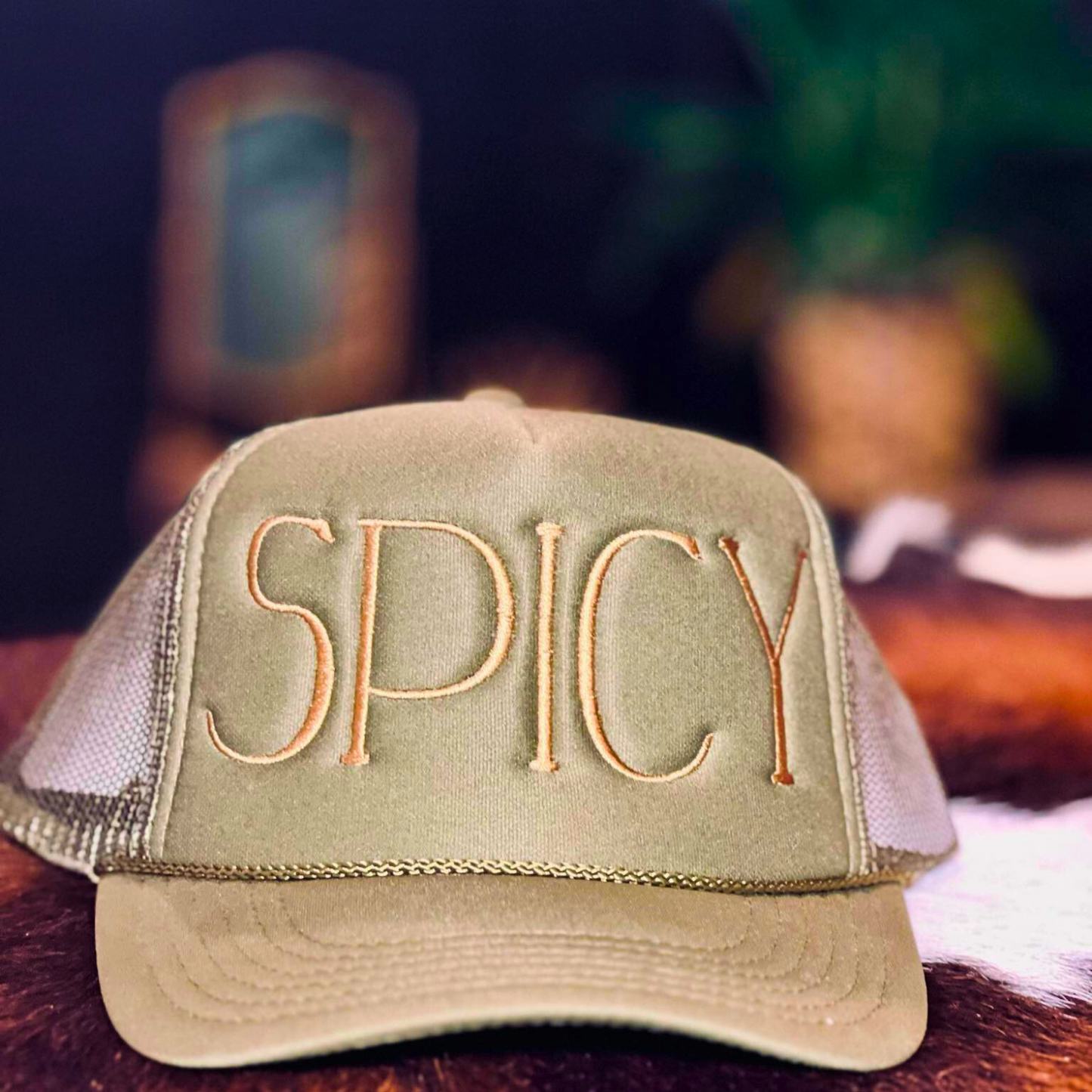 Spicy Foam Trucker Hat –Embroidered