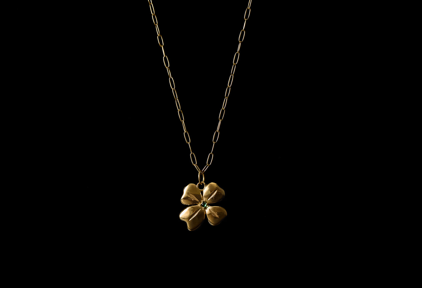 Necklace - Sustainable “Clover + Maven” Pendant